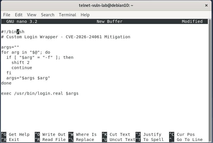 Creating a new login wrapper script