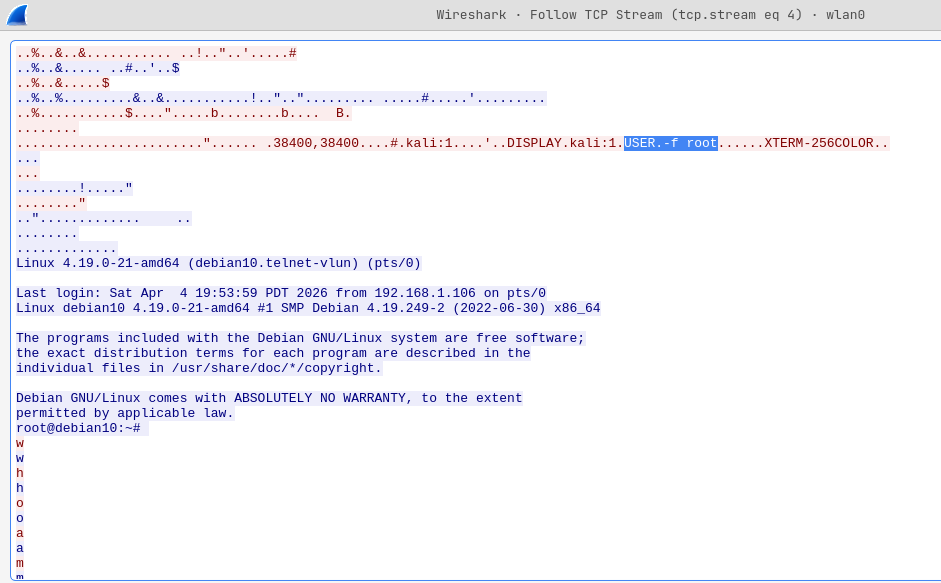 Wireshark showing NEW-ENVIRON exploit packet