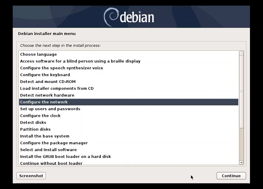Continue with autoconfig